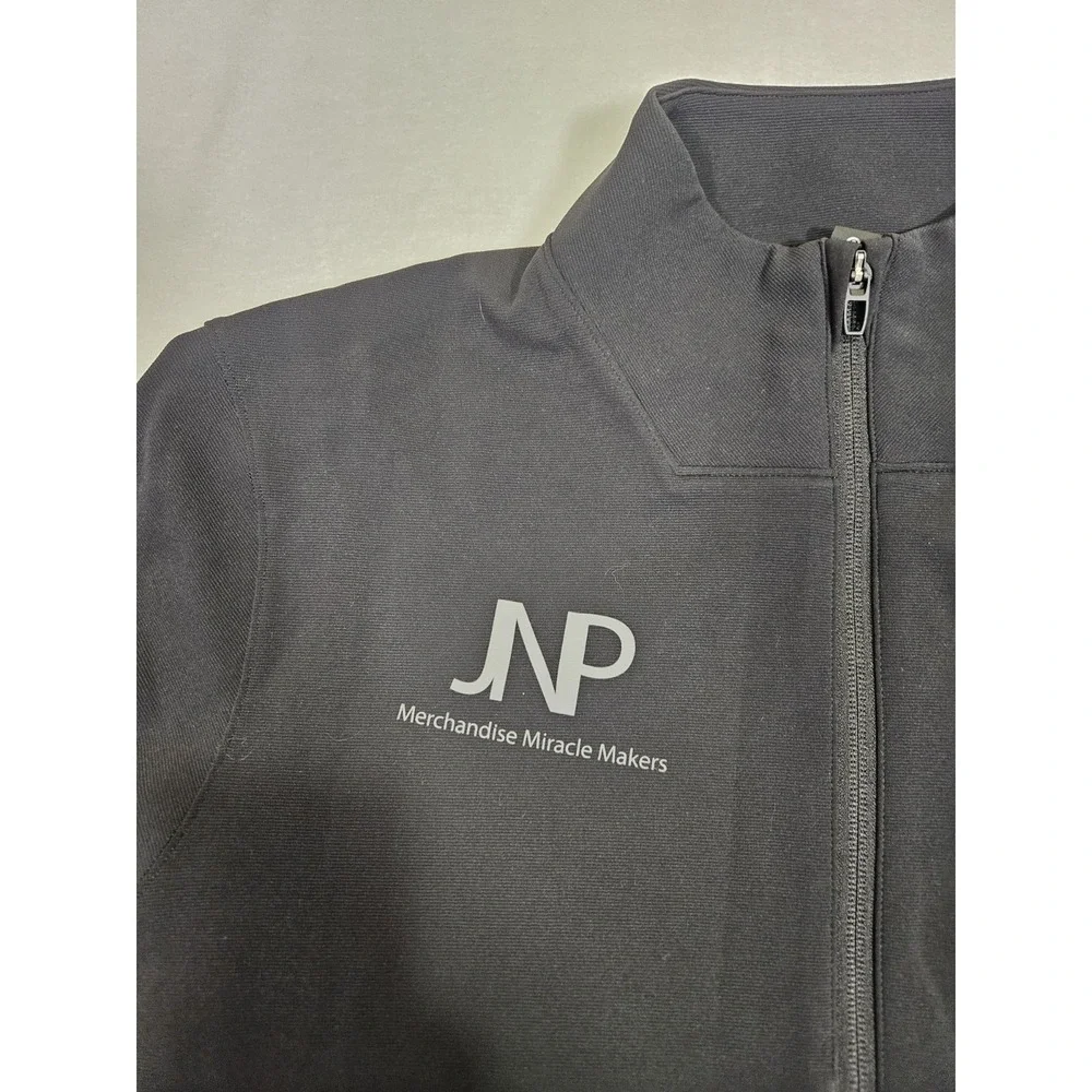Lululemon Men's Sojourn Fleece Lined Full‎ Zip Black Jacket XL LOGO